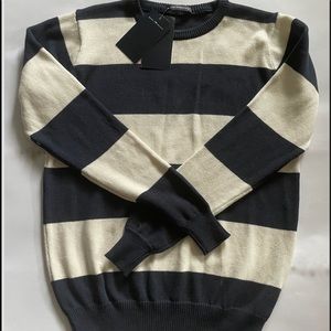 NWT- Brandy Melville Brianna Cotton Thick Stripe Sweater